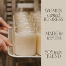 Let It Snow Soy Candle - 9 oz Clear Jar