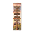 Drummond Island, Michigan Directional Sign | Wall Art Print on Real Wood