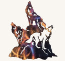 Wolf Song Night Metal Art (