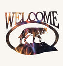 Wolf Welcome Sign (