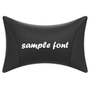 GTRacing Customize Headrest Upgrade Options: Word Art