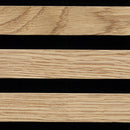 Natural 3D Prefinished Wood Slat Acoustic Fluted Sound Absorbing Wall Paneling (Set of 4) - MSI Collection