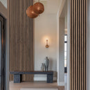 Tawny 3D Prefinished Wood Slat Acoustic Fluted Sound Absorbing Wall Paneling (Set of 4) - MSI Collection