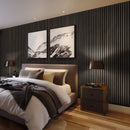 Umber 3D Prefinished Wood Slat Acoustic Fluted Sound Absorbing Wall Paneling (Set of 4) - MSI Collection