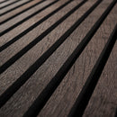 Umber 3D Prefinished Wood Slat Acoustic Fluted Sound Absorbing Wall Paneling (Set of 4) - MSI Collection