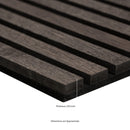 Umber 3D Prefinished Wood Slat Acoustic Fluted Sound Absorbing Wall Paneling (Set of 4) - MSI Collection