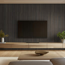 Umber 3D Prefinished Wood Slat Acoustic Fluted Sound Absorbing Wall Paneling (Set of 4) - MSI Collection