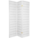 Japanese Asian Style 3-Panel Room Divider Shoji Screen in White