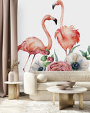 Stylish Pink Flamingos Wallpaper Smart
