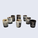 Horn Whiskey Shot Glasses Pack (4,8 & 12) – Hold Up to 6.5oz, Nordic Hammer