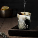 Horn Whiskey Shot Glasses Pack (4,8 & 12) – Hold Up to 6.5oz, Nordic Hammer