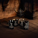 Horn Whiskey Shot Glasses Pack (4,8 & 12) – Hold Up to 6.5oz, Nordic Hammer
