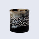 Horn Whiskey Shot Glasses Pack (4,8 & 12) – Hold Up to 6.5oz, Knot