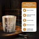 Horn Whiskey Shot Glasses Pack (4,8 & 12) – Hold Up to 6.5oz, Wayfinder