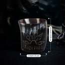 Horn Whiskey Shot Glasses Pack (4,8 & 12) – Hold Up to 6.5oz, Sunburst