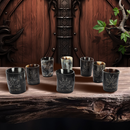 Horn Whiskey Shot Glasses Pack (4,8 & 12) – Hold Up to 6.5oz, Sunburst