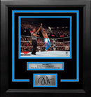 Jey Uso Wins the Intercontinental Championship 8x10 Framed Wrestling Photo with Engraved Autograph