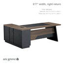 Linton · Modern L-Shaped Executive Desk