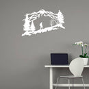 Mountain Backpacker Metal Wall Art – Hiking Outdoor Adventure Wall Decor