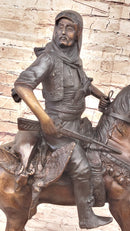 Arab Warrior with Gun on Horse - Limited Edition Bronze Sculpture by Nardini