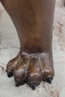 Life Size English Bulldog Puppy Bronze Statue Sculpture Figure 14" x 24"