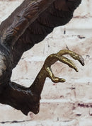 American Bald Eagle Bronze Statue Sculpture Figure by Moigniez 22" x 17"
