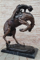 Rattlesnake by Frederic Remington Western Bronze Statue Sculpture Figure Art 21" x 17"
