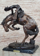 Rattlesnake by Frederic Remington Western Bronze Statue Sculpture Figure Art 21" x 17"