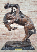 Rattlesnake by Frederic Remington Western Bronze Statue Sculpture Figure Art 21" x 17"