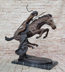 Cheyenne Warrior on Horseback Bronze Sculpture by Frederic Remington