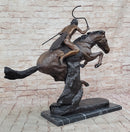 Cheyenne Warrior on Horseback Bronze Sculpture by Frederic Remington
