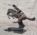 Cheyenne Warrior on Horseback Bronze Sculpture by Frederic Remington
