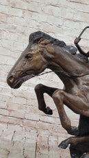 Cheyenne Warrior on Horseback Bronze Sculpture by Frederic Remington
