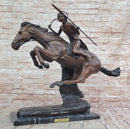 Cheyenne Warrior on Horseback Bronze Sculpture by Frederic Remington