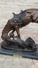 Wicked Pony Western Horseman Bronze Sculpture by Frederic Remington