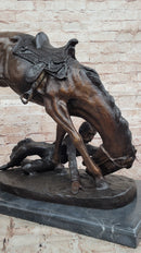 Wicked Pony Western Horseman Bronze Sculpture by Frederic Remington