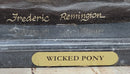 Wicked Pony Western Horseman Bronze Sculpture by Frederic Remington