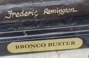 Bronco Buster Frederic Remington Bronze Statue Cowboy Horse Western 24" x 26"