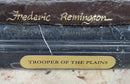 Trooper of the Plains Frederic Remington Bronze Western Art Sculpture 22" x 21"
