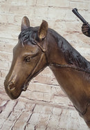 Frederic Remington PEACE Native American Indian on Horseback Bronze Sculpture Western