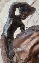 Frederic Remington RATTLESNAKE Rearing Horse Western Bronze Sculpture Statue 18" x 16"