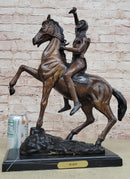 SCALP Frederic Remington Bronze Statue Sculpture Native American Western 19" x 21"