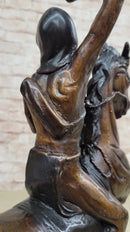 SCALP Frederic Remington Bronze Statue Sculpture Native American Western 19" x 21"