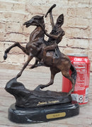 SCALP Frederic Remington Bronze Statue Sculpture Native American Western 10" x 9"