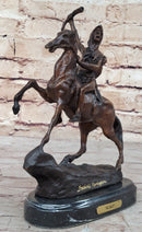 SCALP Frederic Remington Bronze Statue Sculpture Native American Western 10" x 9"