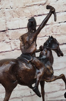 SCALP Frederic Remington Bronze Statue Sculpture Native American Western 10" x 9"