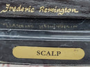 SCALP Frederic Remington Bronze Statue Sculpture Native American Western 10" x 9"