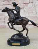 Original Thomas. Trooper Bronze Sculpture Man Riding Horse Figurine Figure SALE