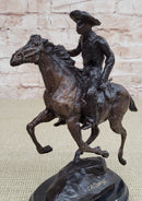 Original Thomas. Trooper Bronze Sculpture Man Riding Horse Figurine Figure SALE