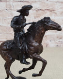 Original Thomas. Trooper Bronze Sculpture Man Riding Horse Figurine Figure SALE